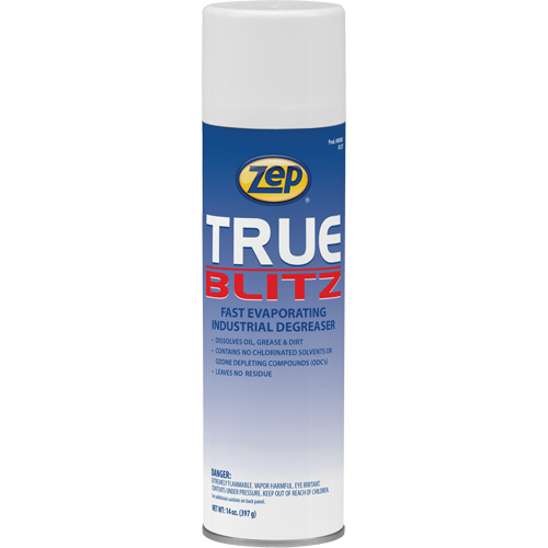 D&eacute;graissant industriel &agrave; &eacute;vaporation rapide True Blitz, 14 oz, Canette a&eacute;rosol Waymarc Industries Inc