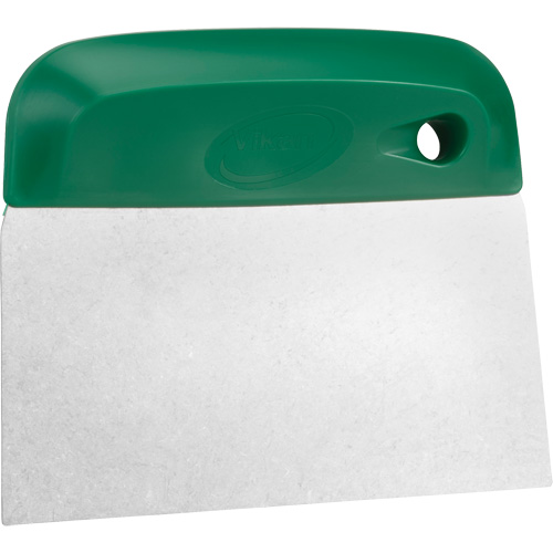 Flexible Stainless Steel Dough Cutter/Scraper, Green, 4-1/2" W x 5-3/4" L Waymarc Industries Inc