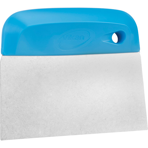 Flexible Stainless Steel Dough Cutter/Scraper, Blue, 4-1/2" W x 5-3/4" L Waymarc Industries Inc