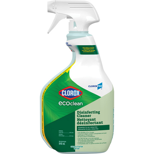 CloroxPro Clorox EcoClean Disinfecting Cleaner, 946 ml, Trigger Bottle Waymarc Industries Inc