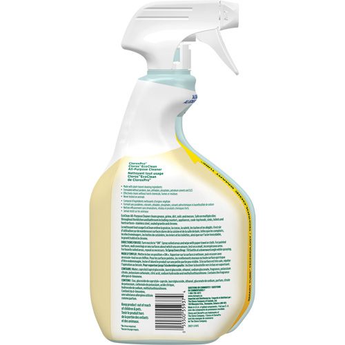 Nettoyant tout usage CloroxPro Clorox EcoClean, 946 ml, Bouteille &agrave; g&acirc;chette Waymarc Industries Inc