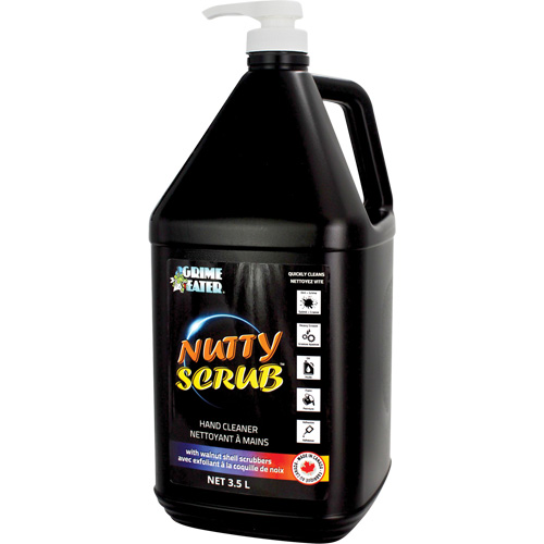Nutty Scrub Hand Cleaner with Walnut Shell Scrubbers, Pumice, 3.5 L, Bottle, Unscented Waymarc Industries Inc