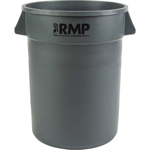 Garbage Bin, Polyethylene, 32 US gal. Waymarc Industries Inc