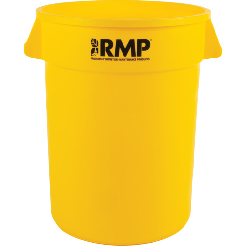 Garbage Bin, Polyethylene, 32 US gal. Waymarc Industries Inc