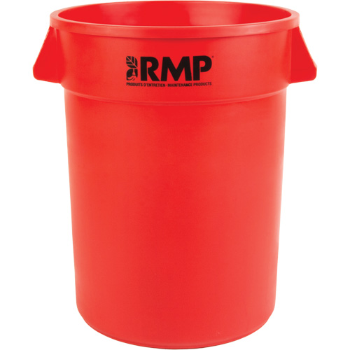 Garbage Bin, Polyethylene, 32 US gal. Waymarc Industries Inc