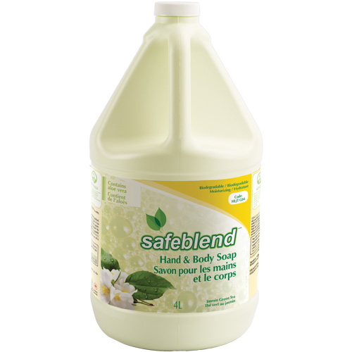 Jasmine Green Tea Hand & Body Soap, Liquid, 4 L, Scented Waymarc Industries Inc
