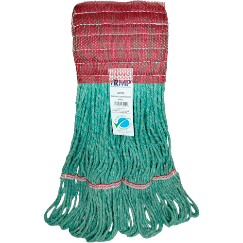 Wide-Band Mop Head, Antimicrobial/Floor Finishing/Specialty, Cotton/Rayon/Synthetic, Loop Style Waymarc Industries Inc