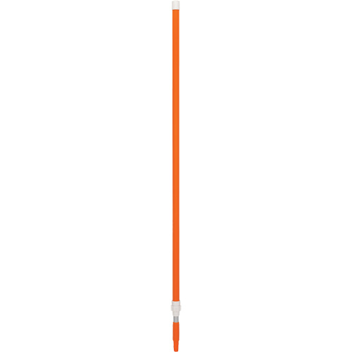 Manche, Balai/Brosse/Vadrouille &agrave; &eacute;pousseter/Support &agrave; tampon/Grattoir/Raclette/Vadrouille humide, Orange, T&eacute;lescopique, 62" - 109-2/5" lo Waymarc Industries Inc