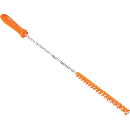 Tube Brush, Stiff Bristles, 19-7/10" Long, Orange Waymarc Industries Inc