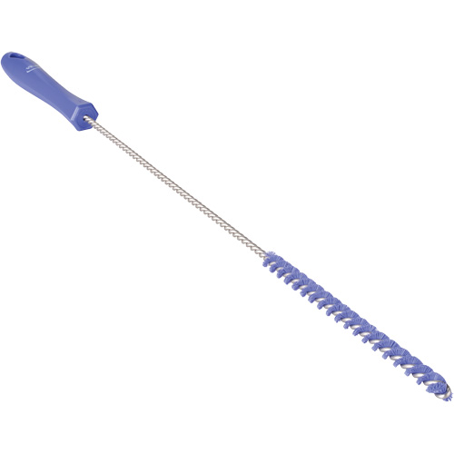 Tube Brush, Stiff Bristles, 19-7/10" Long, Purple Waymarc Industries Inc