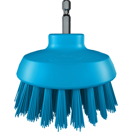 Brosse ronde HyDrive pour perceuse, Soies Tr&egrave;s ferme, Longueur de 3-1/10", Bleu Waymarc Industries Inc
