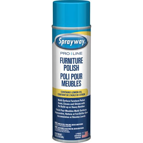 Polissage pour mobilier Pro Line avec huile de citron, 19 oz., Canette a&eacute;rosol Waymarc Industries Inc