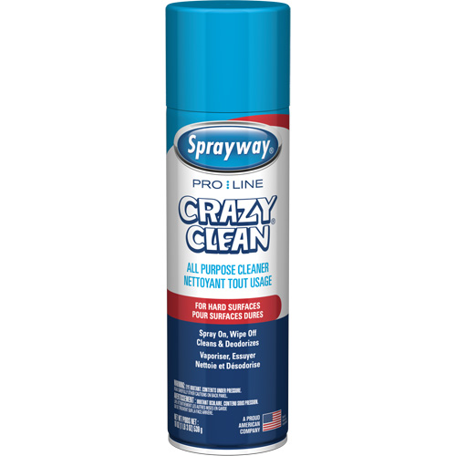 Pro Line Crazy Clean&reg; All Purpose Crazy Cleaner, 19 oz., Aerosol Can Waymarc Industries Inc