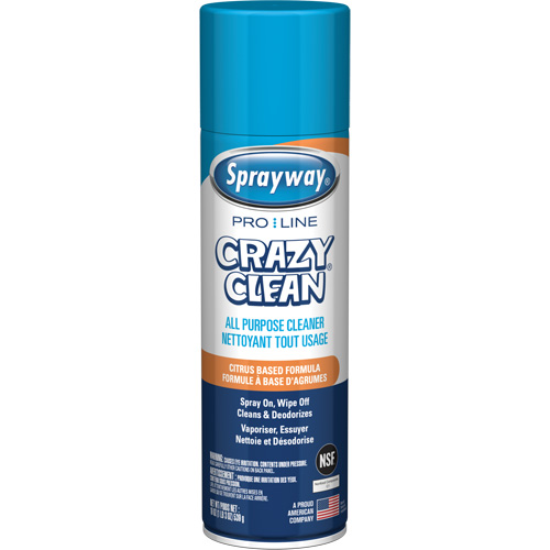 Pro Line Crazy Clean&reg; All Purpose Cleaner, 19 oz., Aerosol Can Waymarc Industries Inc
