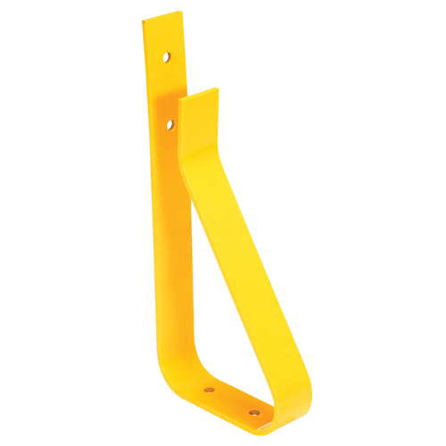 Rail Post, Steel, 10-3/4" L x 24" H, Yellow Waymarc Industries Inc