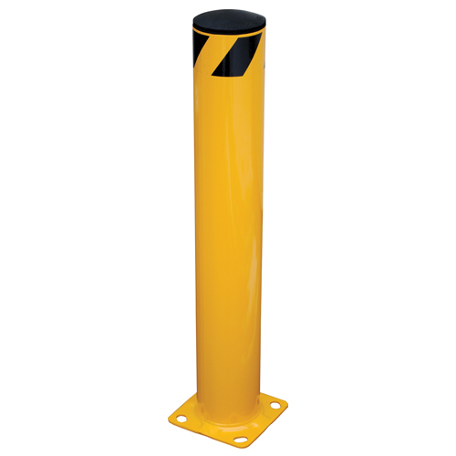 Safety Bollard, Steel, 36" H x 5.5" W, Yellow Waymarc Industries Inc