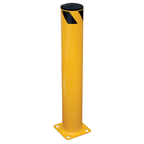 Safety Bollard, Steel, 36" H x 5.5" W, Yellow Waymarc Industries Inc