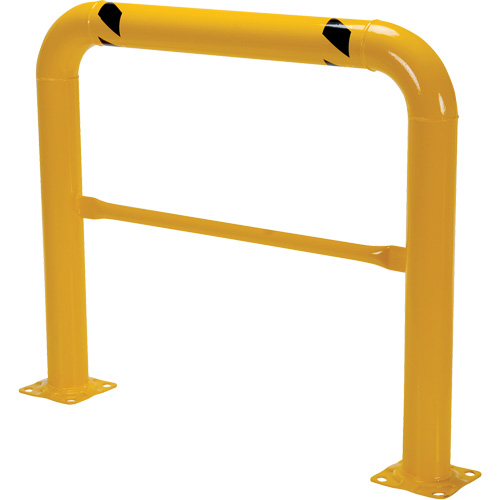 High Profile Machinery Guards, 4' W x 3.5' H, Yellow Waymarc Industries Inc