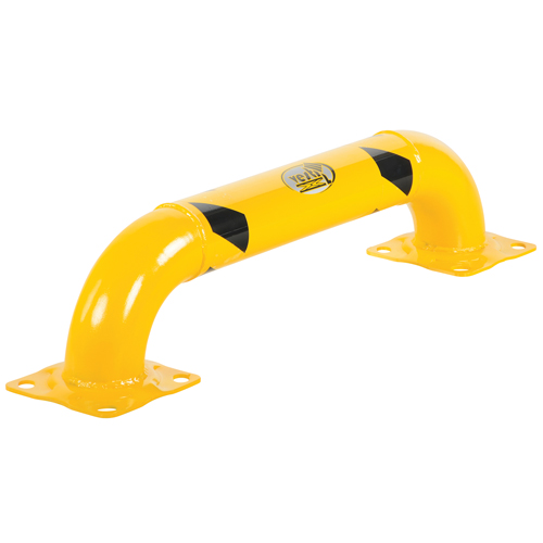 Low Profile Rack Guards, 3' W x 0.75' H, Yellow Waymarc Industries Inc