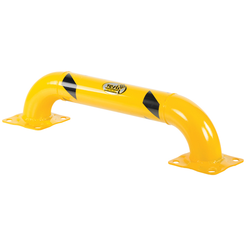 Low Profile Rack Guards, 3' W x 0.75' H, Yellow Waymarc Industries Inc