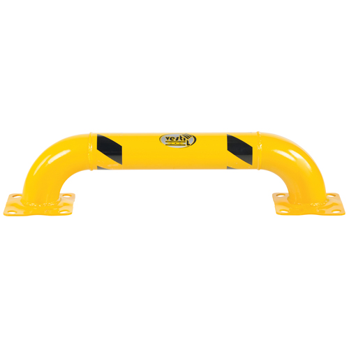 Low Profile Rack Guards, 3' W x 0.75' H, Yellow Waymarc Industries Inc