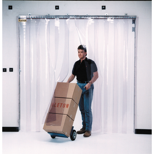 Strip Curtain Doors, 5' x 8' Door Opening, 8" Strip Width, 0.080" Strip Thickness Waymarc Industries Inc