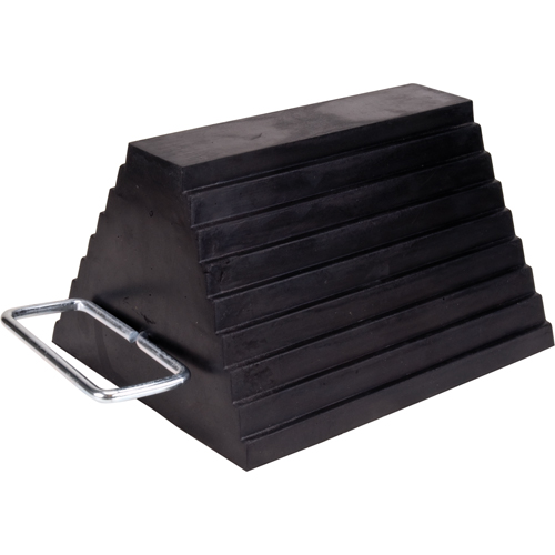 Cale de roue, 9" x 8" x 6", Noir Waymarc Industries Inc