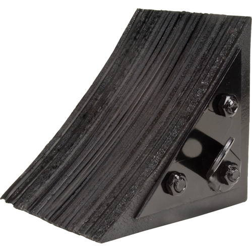 Wheel Chock, 8" x 8" x 8", Black Waymarc Industries Inc