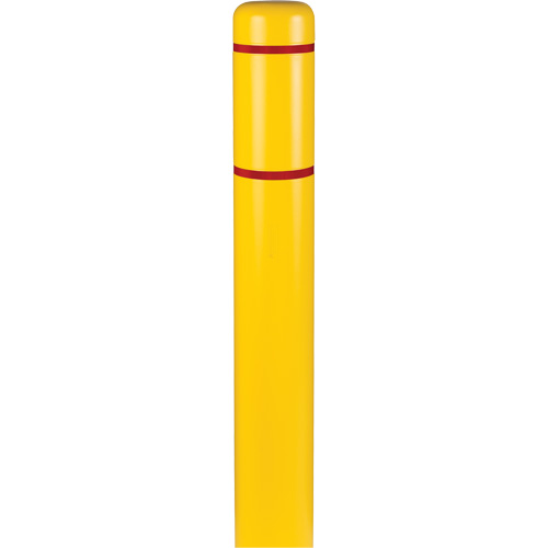 Polyethylene Bollard Covers, 6-5/8" Dia. x 72" L, Yellow Waymarc Industries Inc
