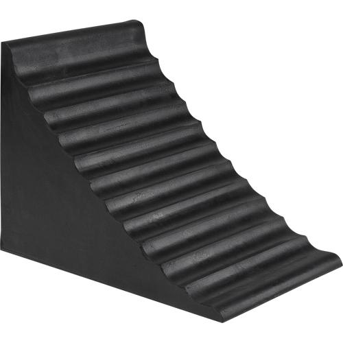 Cale de roue, 9-7/8" x 7-1/8" x 7-1/2", Noir Waymarc Industries Inc
