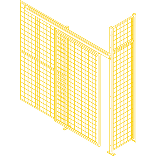 Composantes pour partitions & cloisons grillag&eacute;es - Quincaillerie Waymarc Industries Inc