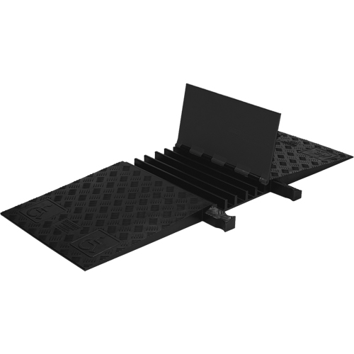Guard Dog&reg; Cable Protector, 5 Channels, 18" L x 50" W x 1.875" H Waymarc Industries Inc
