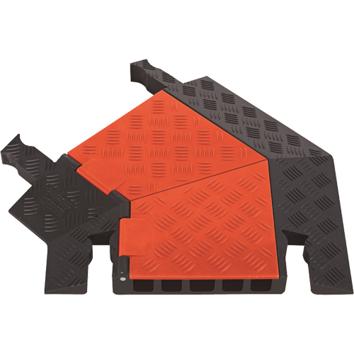 Guard Dog&reg; 5-Channel Heavy Duty Cable Protector - Left Turn Waymarc Industries Inc