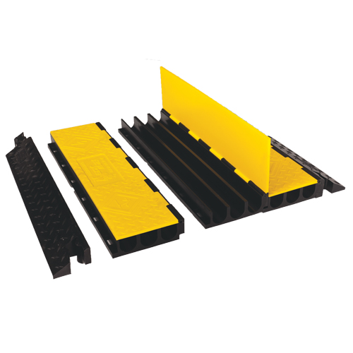 Yellow Jacket&reg; Cable Protector System, 3 Channels, 36" L x 18.5" W x 3" H Waymarc Industries Inc