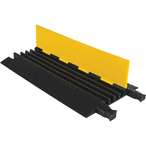 Protecteur de c&acirc;ble robuste Yellow Jacket, 4 canaux, 36" lo x 17,5" la x 2" h Waymarc Industries Inc