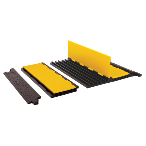 Yellow Jacket&reg; Cable Protector System, 5 Channels, 36" L x 19.75" W x 2" H Waymarc Industries Inc