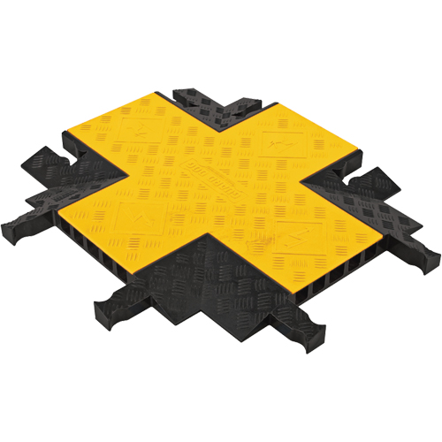 Yellow Jacket&reg; 5-Channel Heavy Duty Cable Protector - 4-Way Connector Waymarc Industries Inc