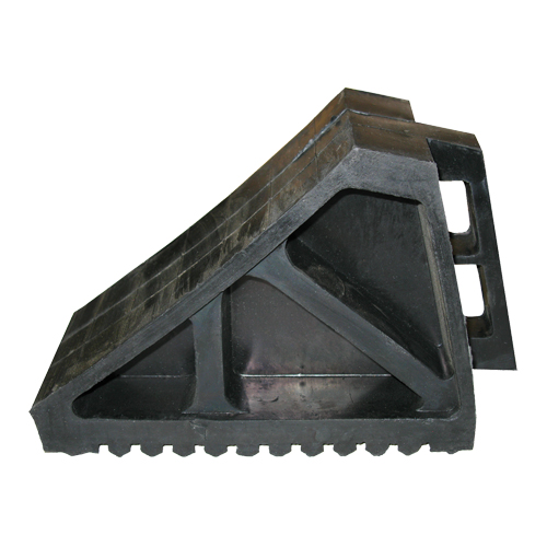Cale de roue, 10-5/8" x 7" x 4-1/2", Noir Waymarc Industries Inc