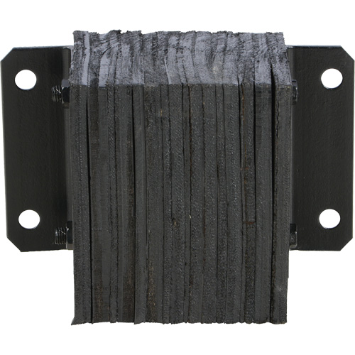 Butoir de quai lamell&eacute;, Horizontal, Caoutchouc, 12" la x 6" p x 10" h Waymarc Industries Inc