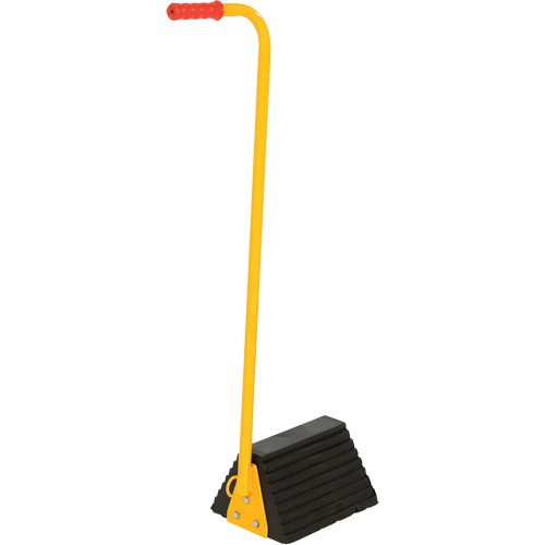Cale de roue avec poign&eacute;e ergonomique, 9-1/4" x 8" x 6", Noir Waymarc Industries Inc