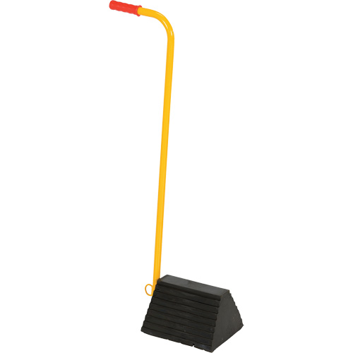 Cale de roue avec poign&eacute;e ergonomique, 9-1/4" x 8" x 6", Noir Waymarc Industries Inc