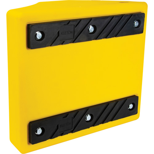 Heavy-Duty Wheel Chocks, Urethane, Yellow, 15-1/2" W x 17-7/10" D x 10" H Waymarc Industries Inc