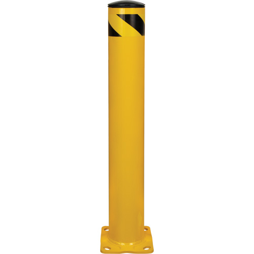 Safety Bollard, Steel, 36" H x 5-1/2" W, Yellow Waymarc Industries Inc