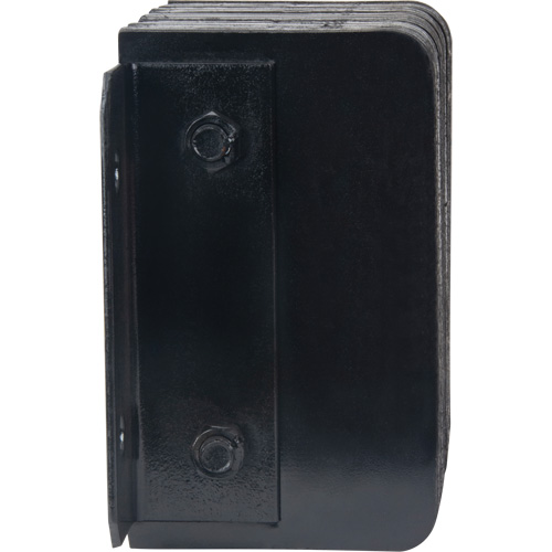 Laminated Dock Bumpers, Horizontal, Rubber, 12" W x 6" D x 10" H Waymarc Industries Inc