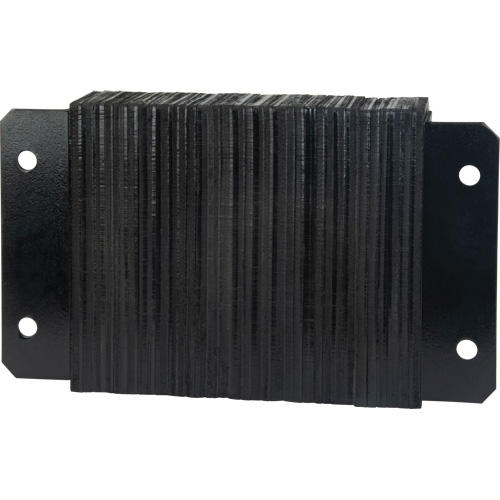Butoirs de quai lamell&eacute;s, Horizontal, Caoutchouc, 18" la x 4" p x 12" h Waymarc Industries Inc