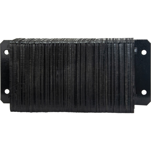 Butoirs de quai lamell&eacute;s, Horizontal, Caoutchouc, 24" la x 4" p x 12" h Waymarc Industries Inc