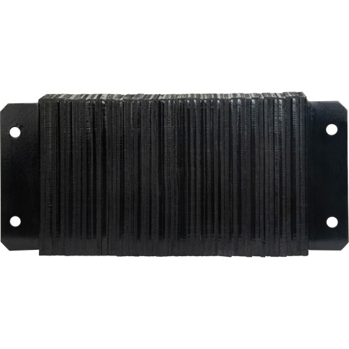 Butoirs de quai lamell&eacute;s, Horizontal, Caoutchouc, 24" la x 4" p x 12" h Waymarc Industries Inc