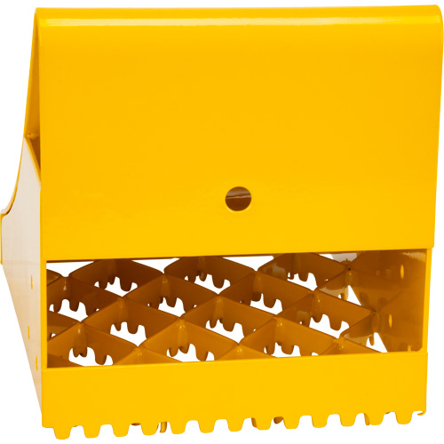 Ice Chocks, Steel, Yellow, 8-1/16" W x 10-5/8" D x 8-13/16" H Waymarc Industries Inc