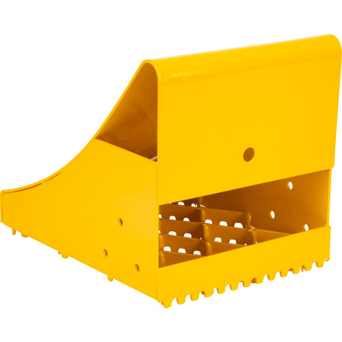 Ice Chocks, Steel, Yellow, 8-1/16" W x 10-5/8" D x 8-13/16" H Waymarc Industries Inc