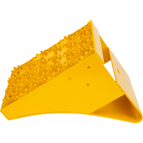 Ice Chocks, Steel, Yellow, 8-1/16" W x 10-5/8" D x 8-13/16" H Waymarc Industries Inc